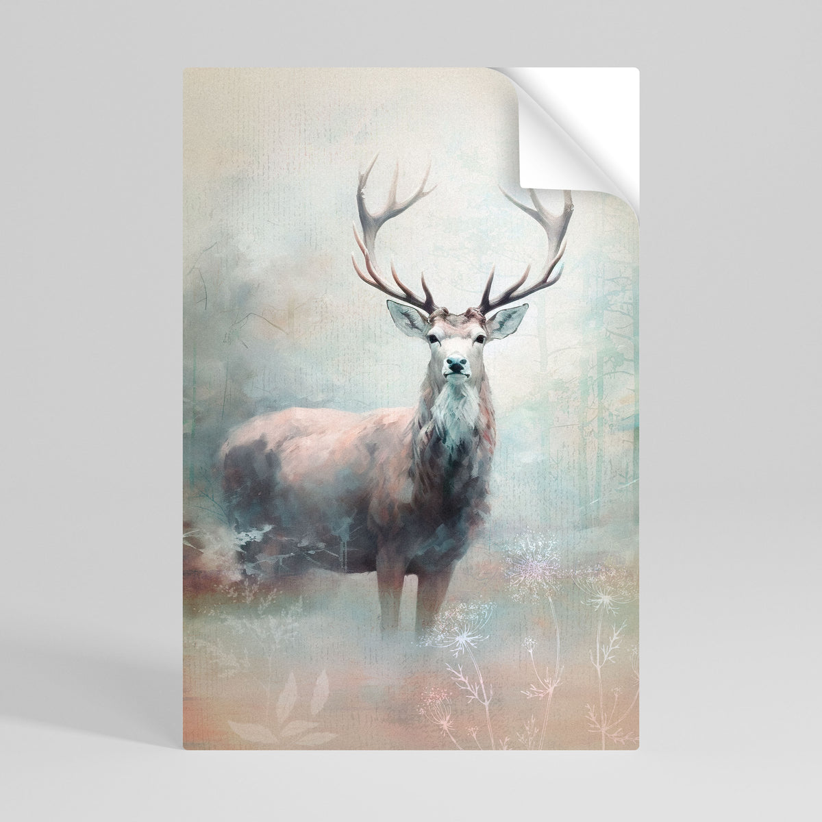FOREST KING Póster adhesivo vertical