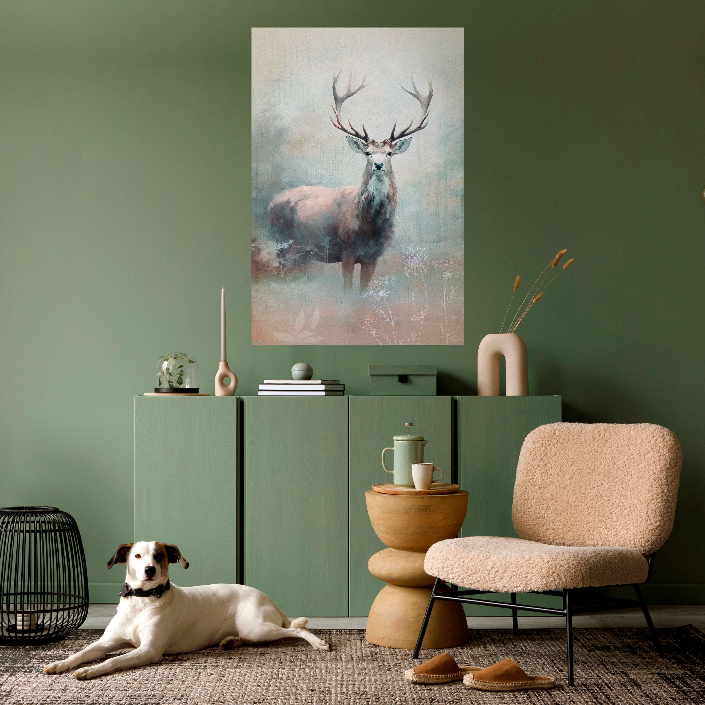 Póster vertical autoadhesivo de FOREST KING