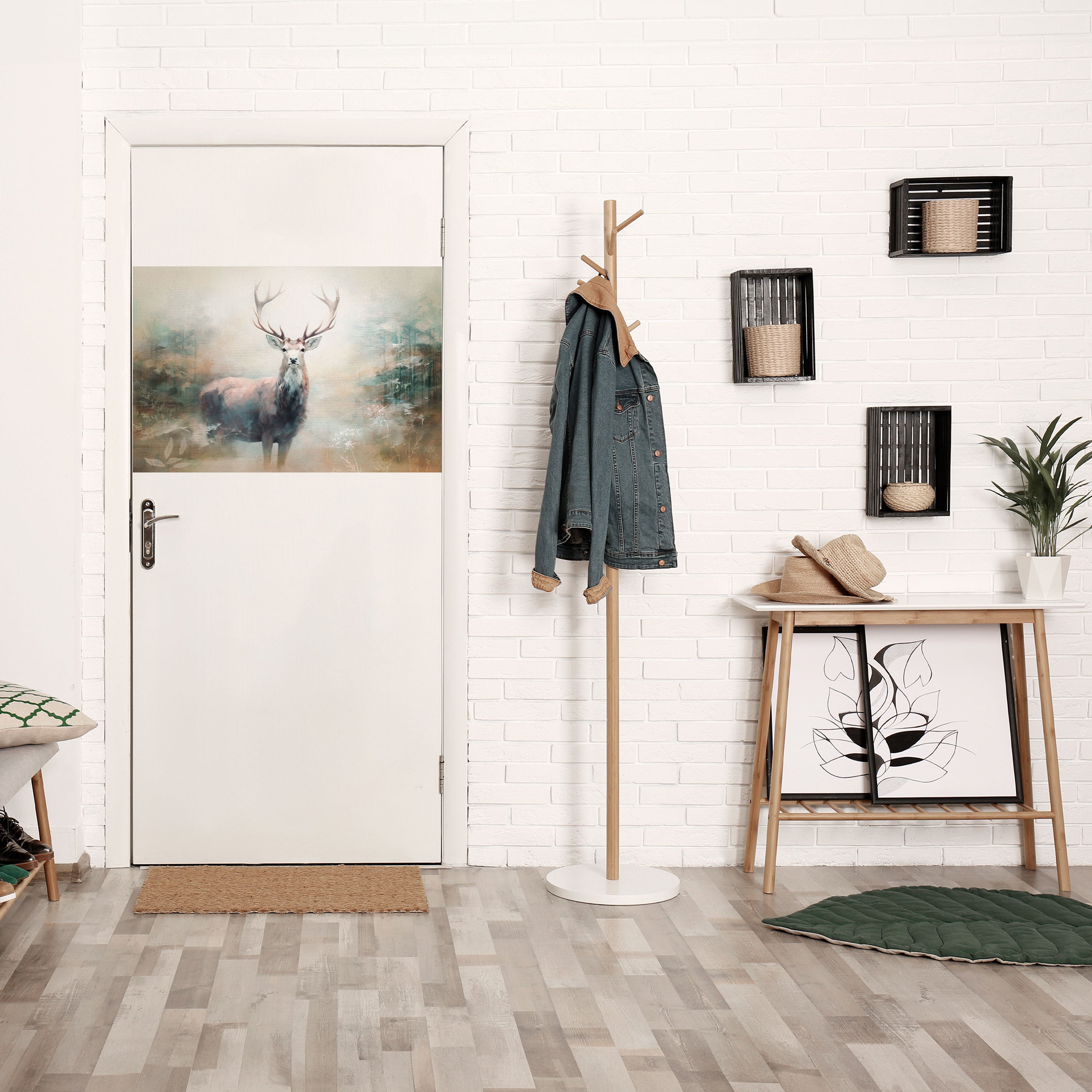 FOREST KING Peel and Stick Horizontal Poster