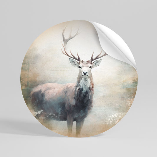 FOREST KING Vinilo adhesivo redondo