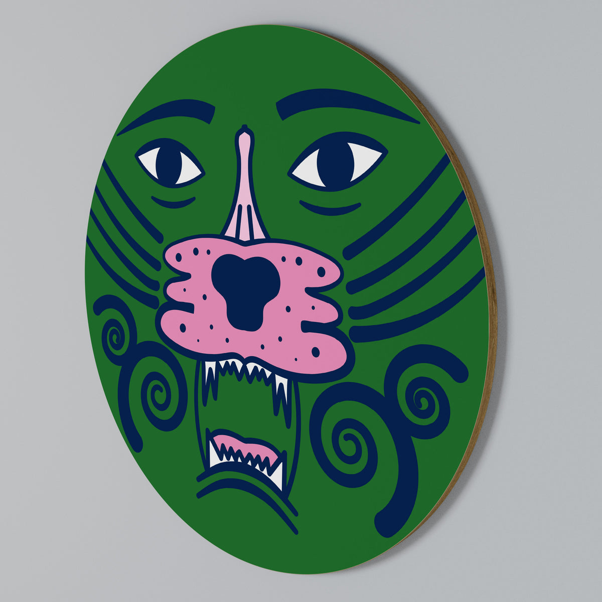 STAY WILD Round Wall Art