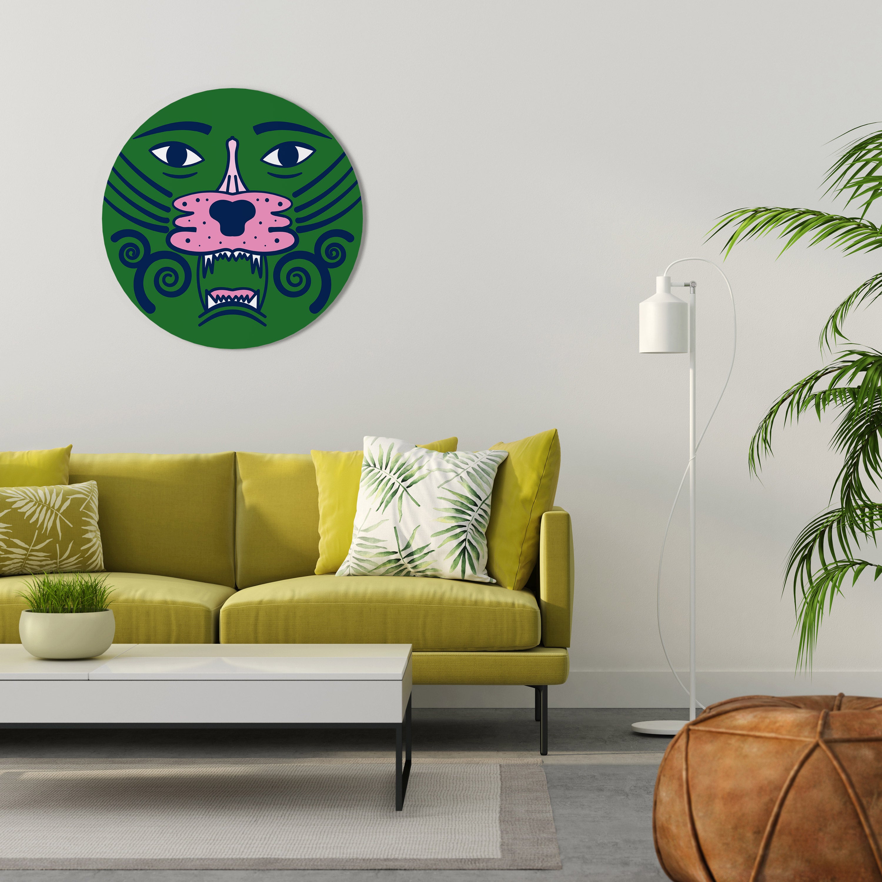 Arte de pared redondo STAY WILD