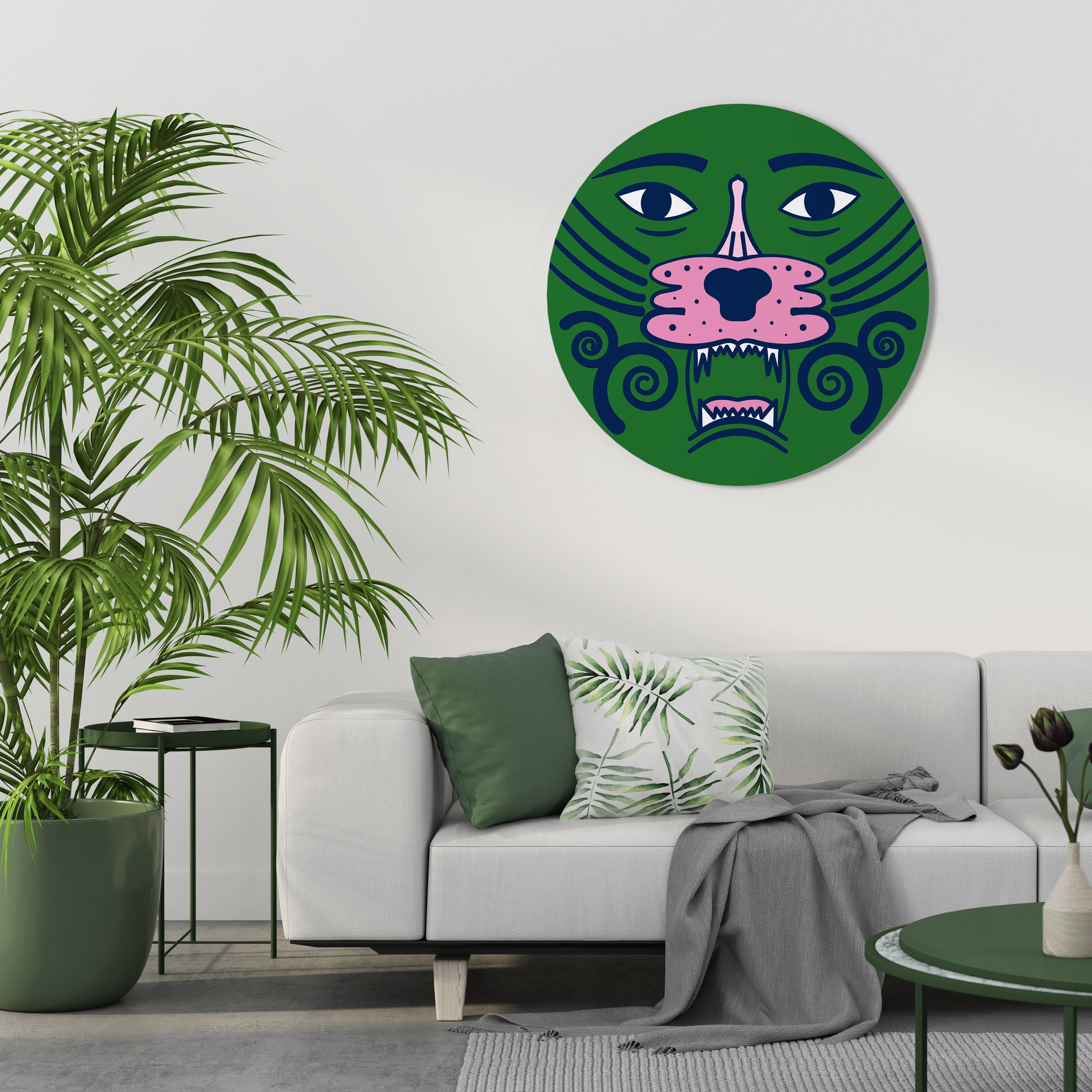 Arte de pared redondo STAY WILD