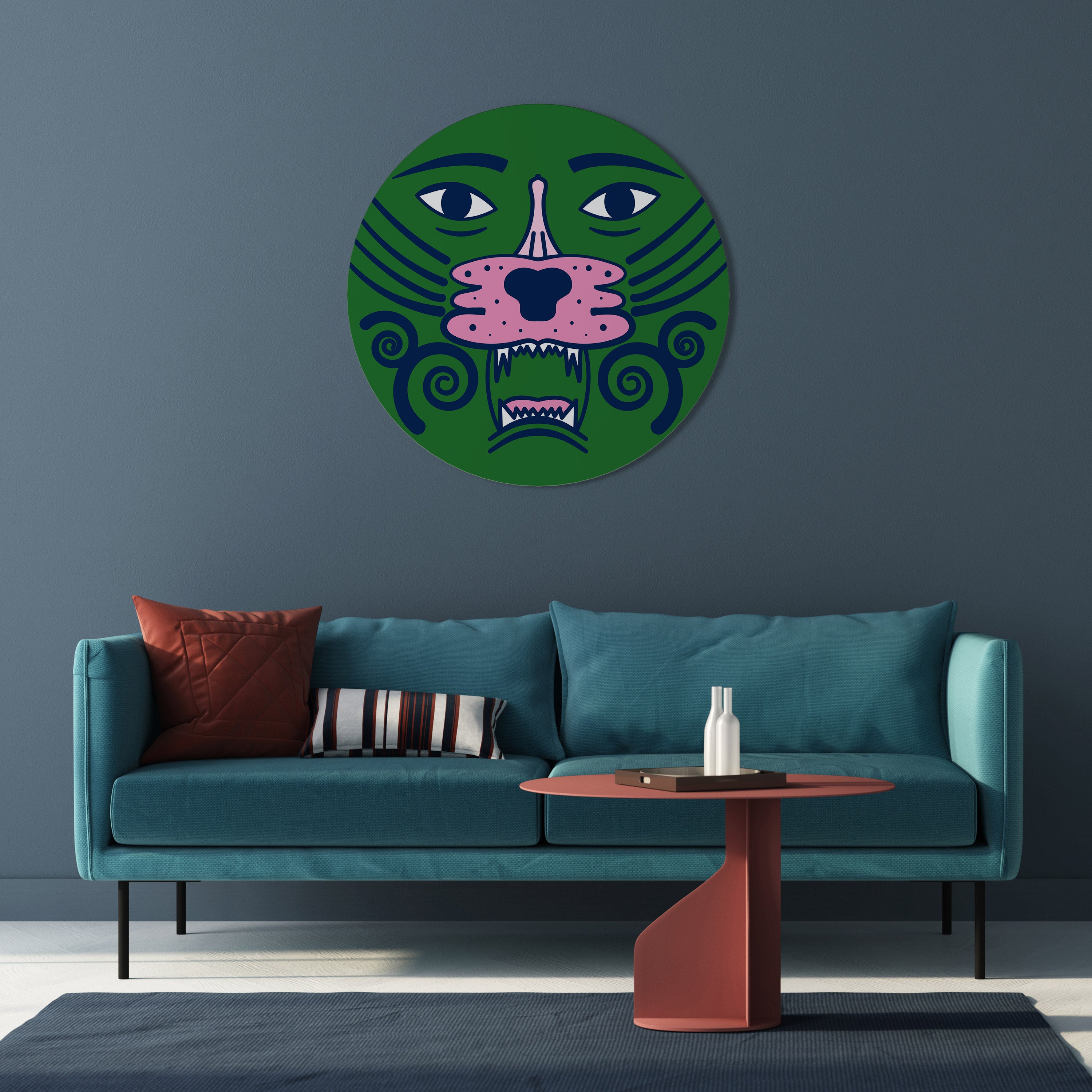 Arte de pared redondo STAY WILD