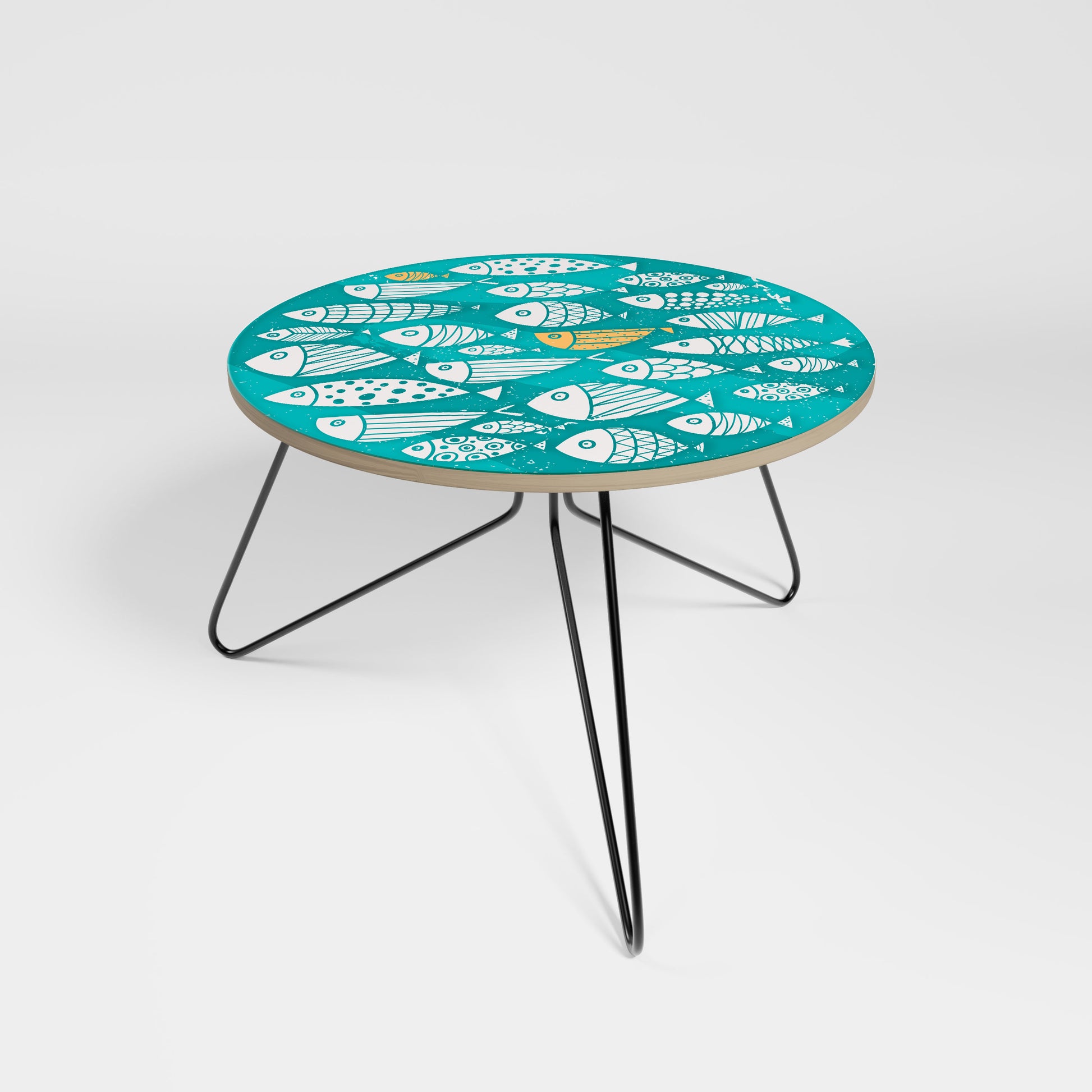 Mesa de centro FISHY FOLK ART 60