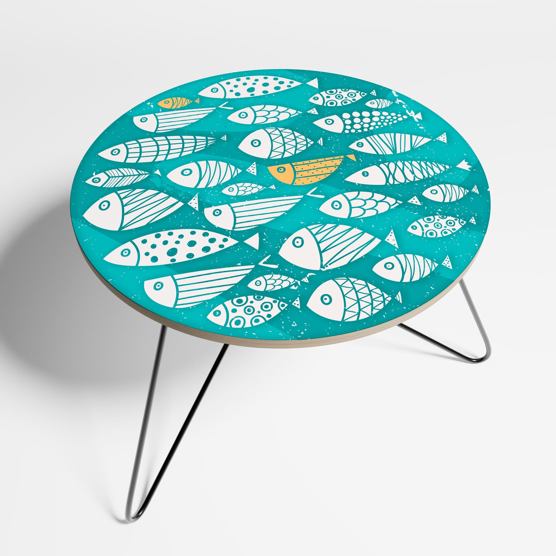 Mesa de centro FISHY FOLK ART 60