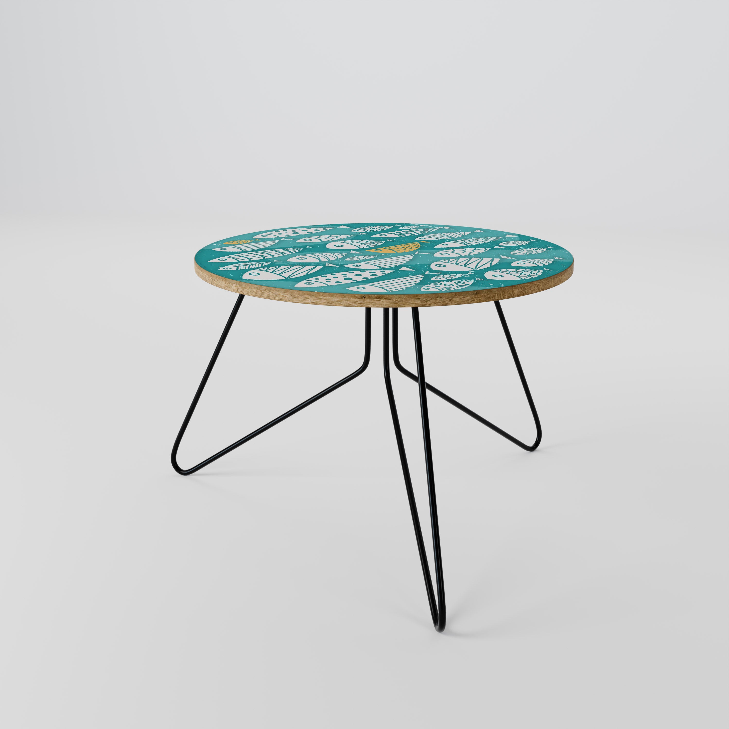 FISHY FOLK ART Coffee Table 60