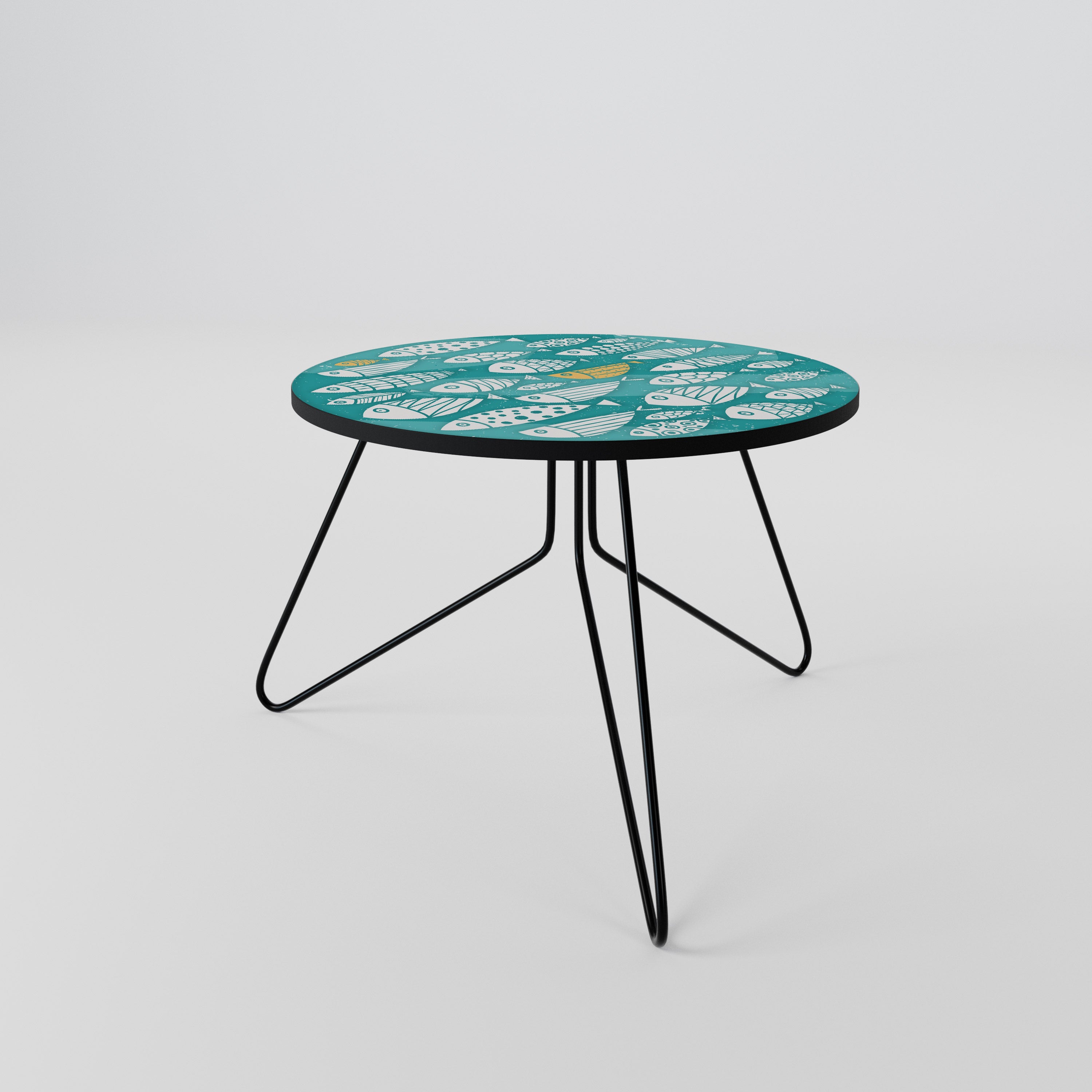FISHY FOLK ART Coffee Table 60