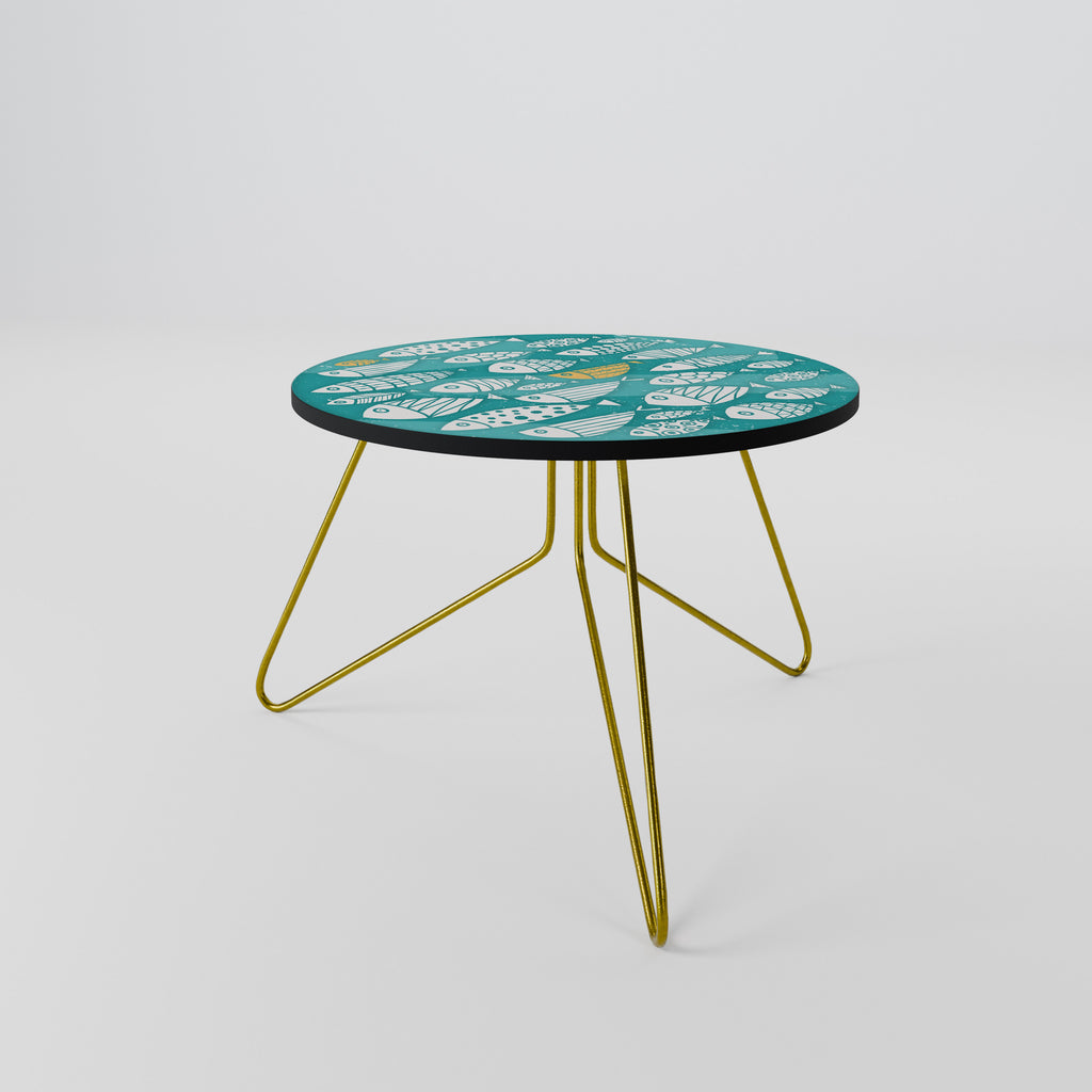 FISHY FOLK ART Coffee Table 60
