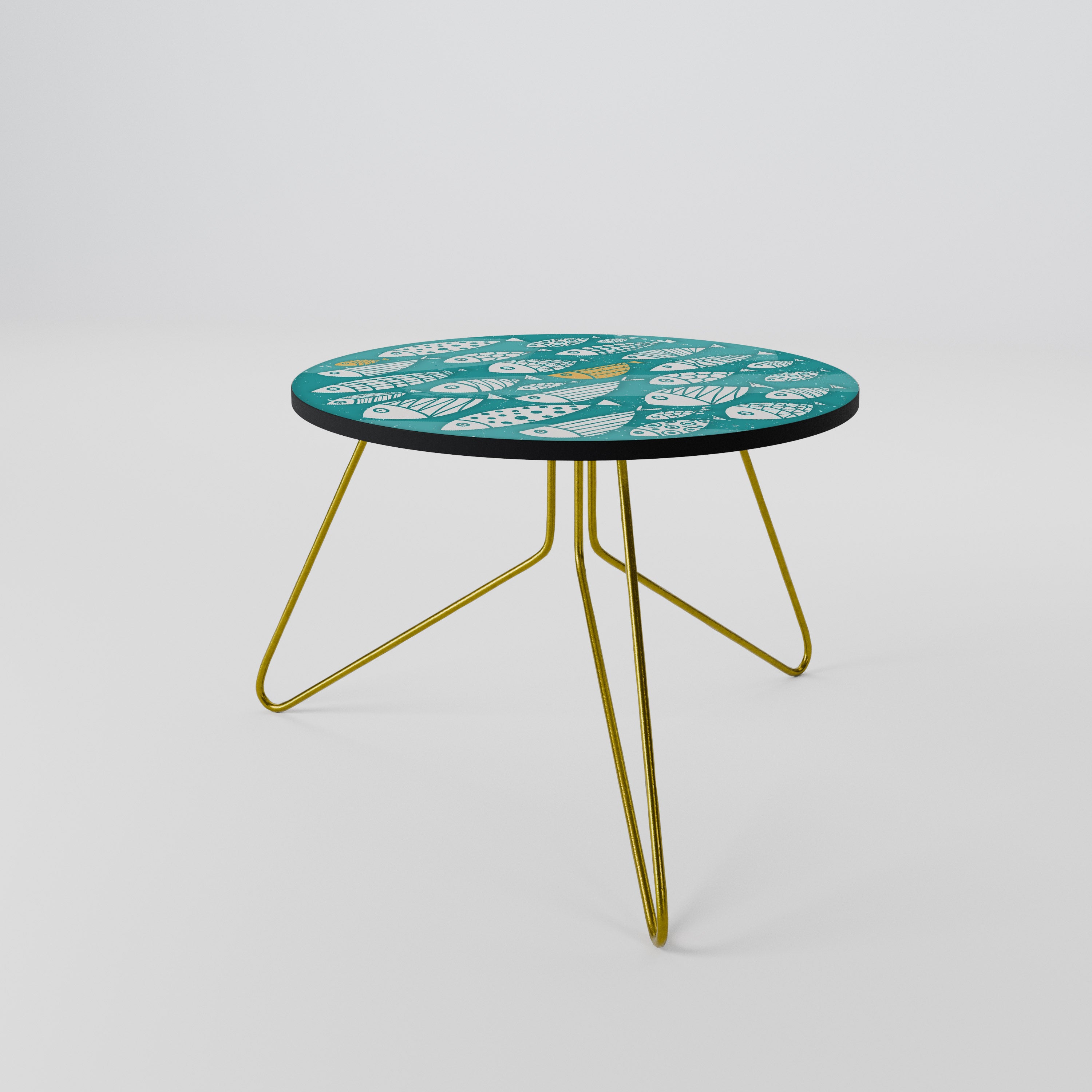 FISHY FOLK ART Coffee Table 60