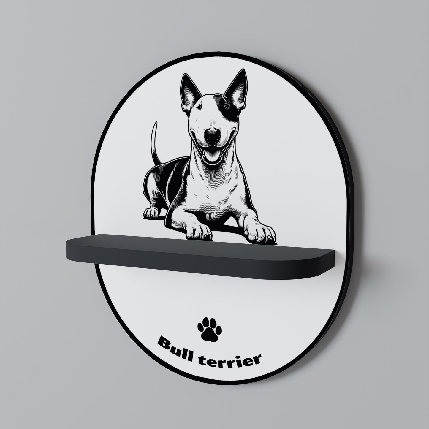 BULL TERRIER Estante Artístico