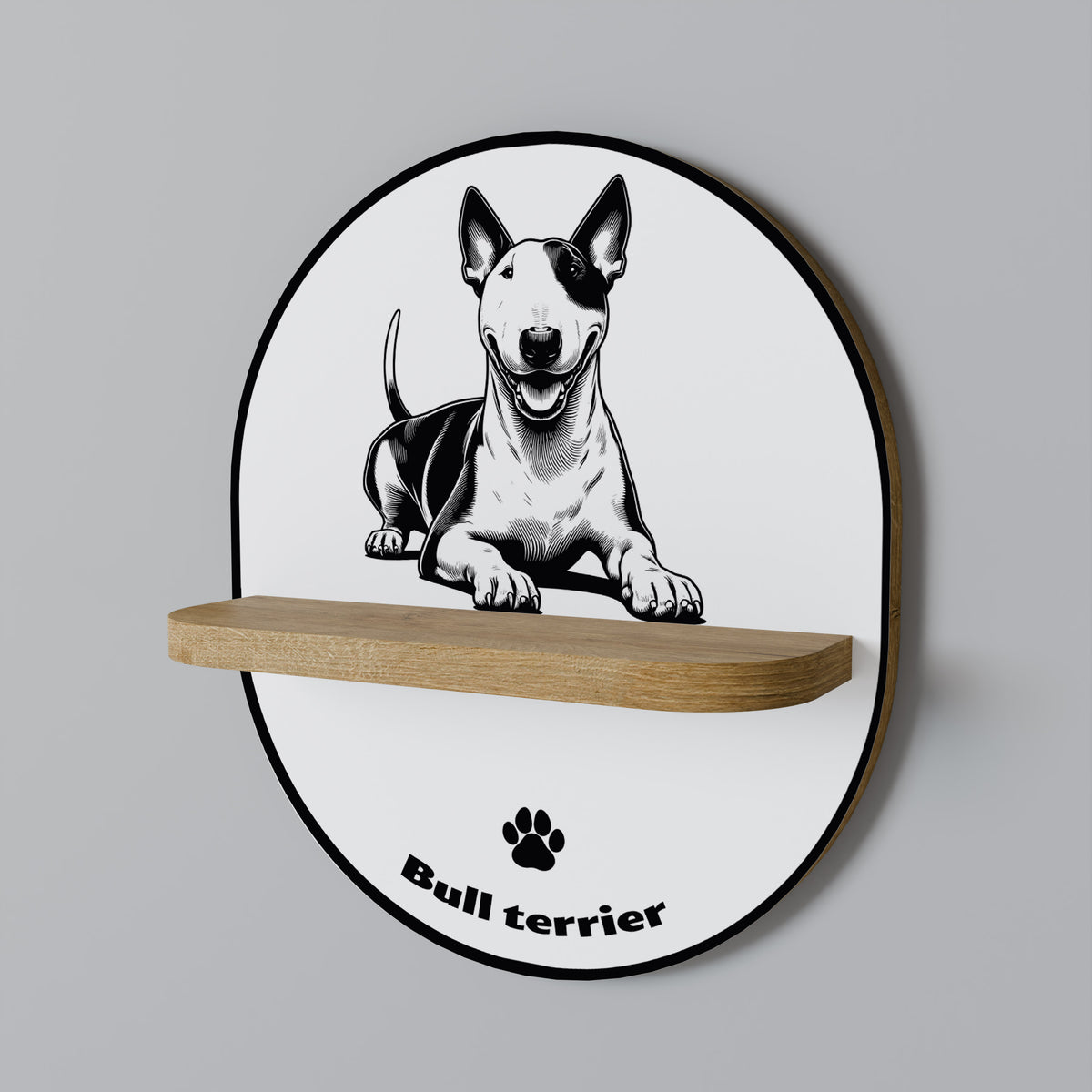 BULL TERRIER Estante Artístico