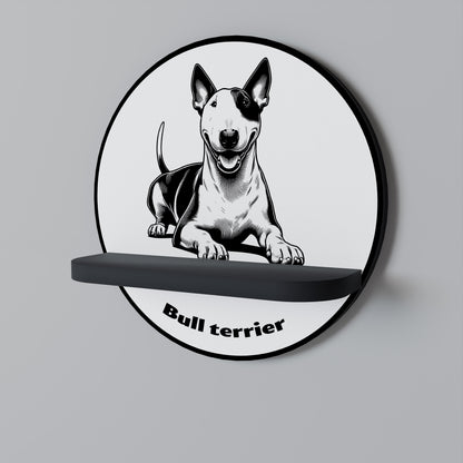 BULL TERRIER Estante Artístico