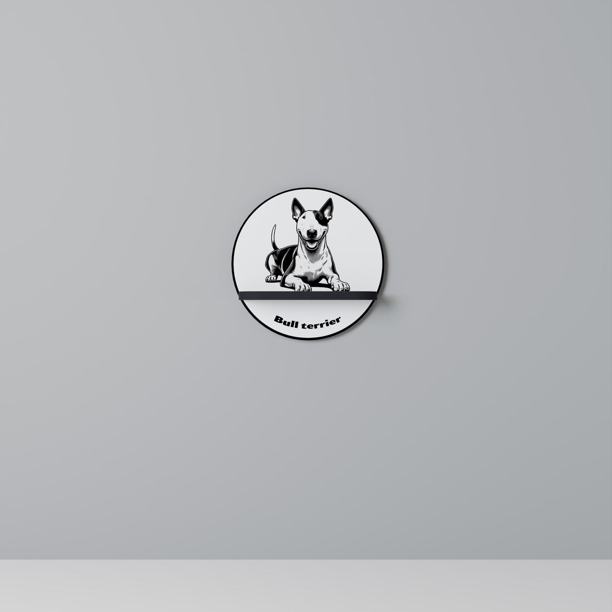 BULL TERRIER Estante Artístico