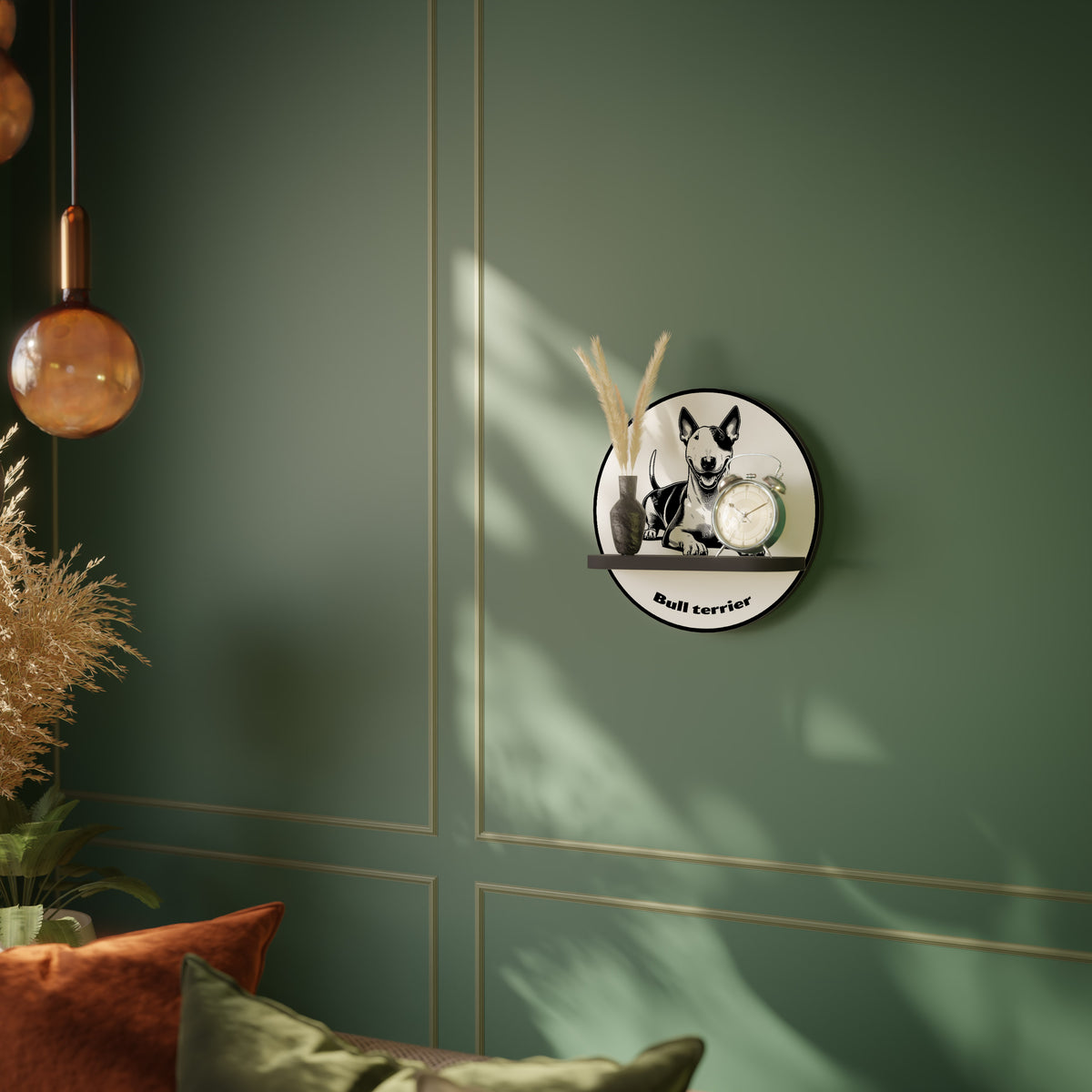 BULL TERRIER Estante Artístico