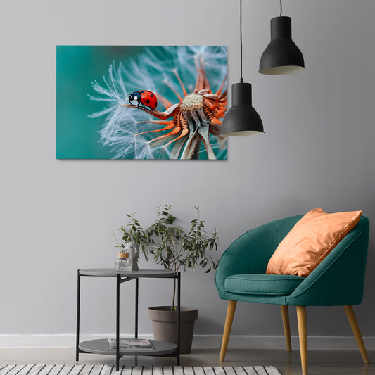 LADYBUG BALANCE Cuadro en lienzo horizontal