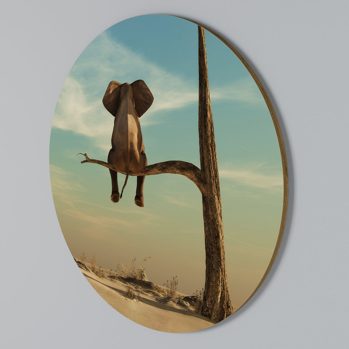 DARE TO DREAM Arte de pared redondo