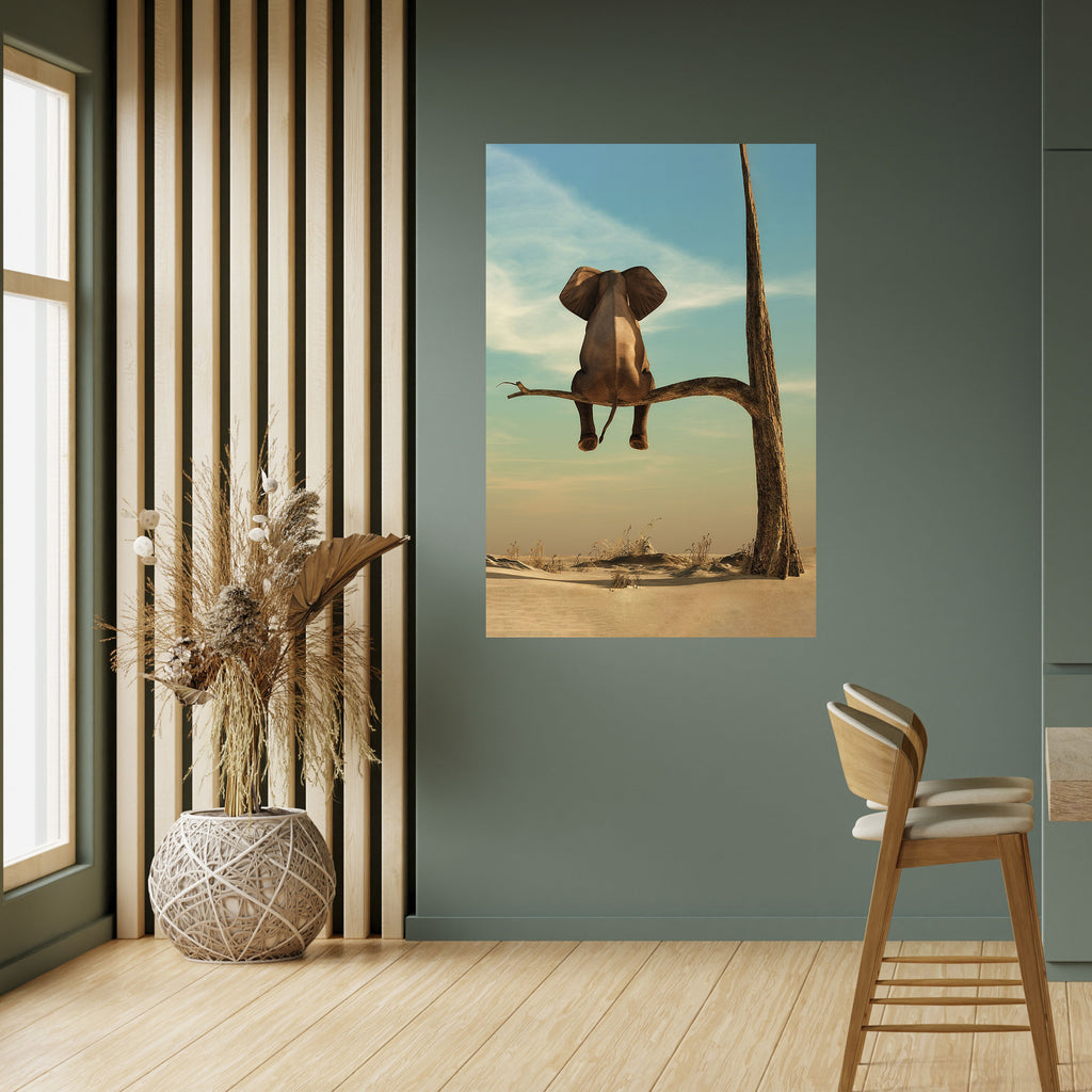 Atrévete a soñar Póster vertical autoadhesivo