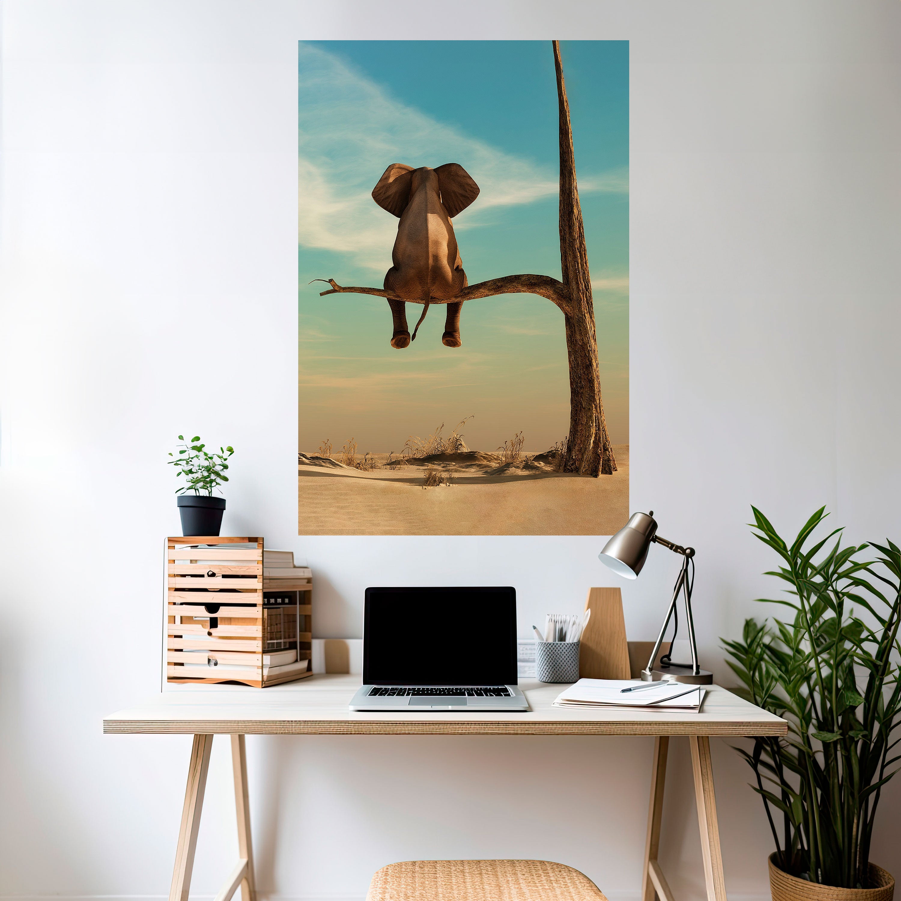 Atrévete a soñar Póster vertical autoadhesivo