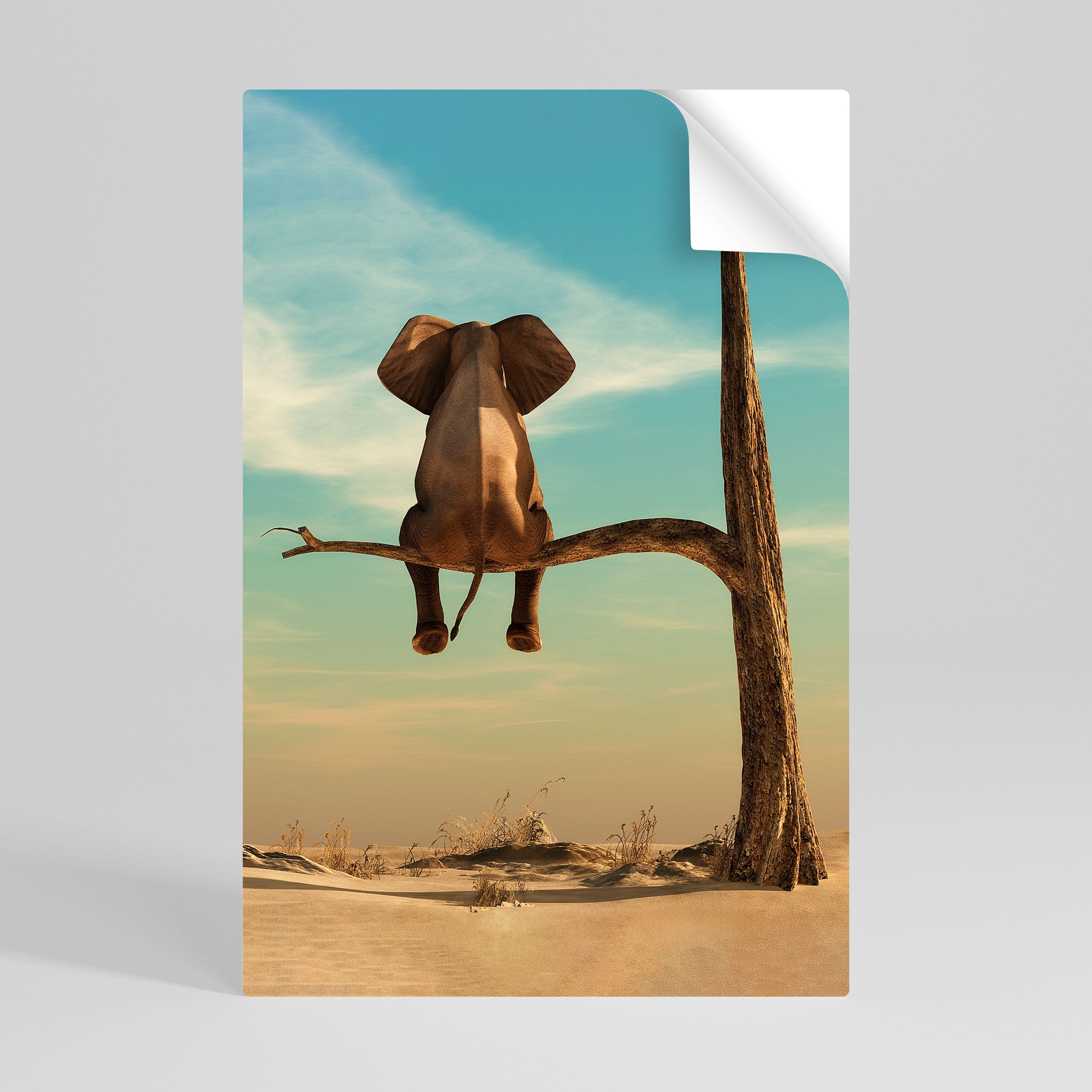 Atrévete a soñar Póster vertical autoadhesivo