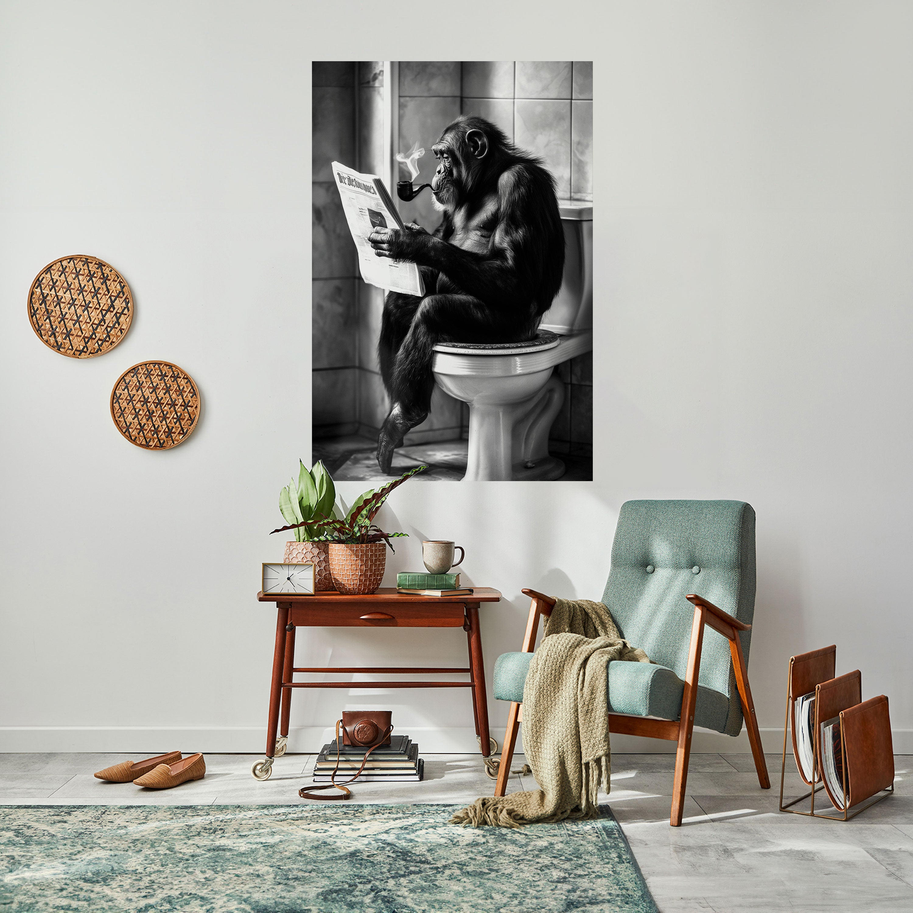 A MOMENT OF CALM Peel and Stick Vertical Poster