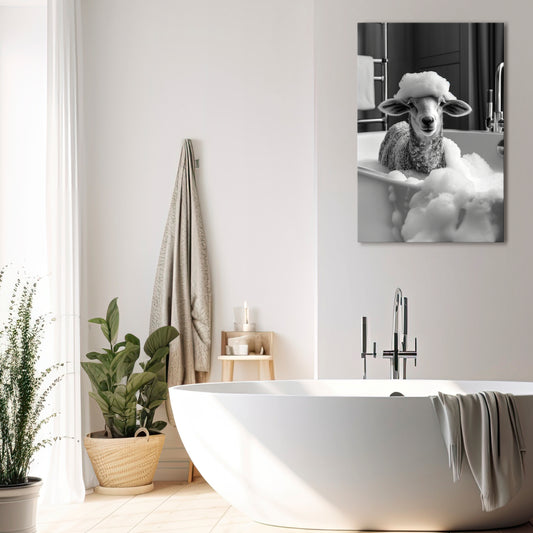 BUBBLE BATH BAA Vertical Canvas Print