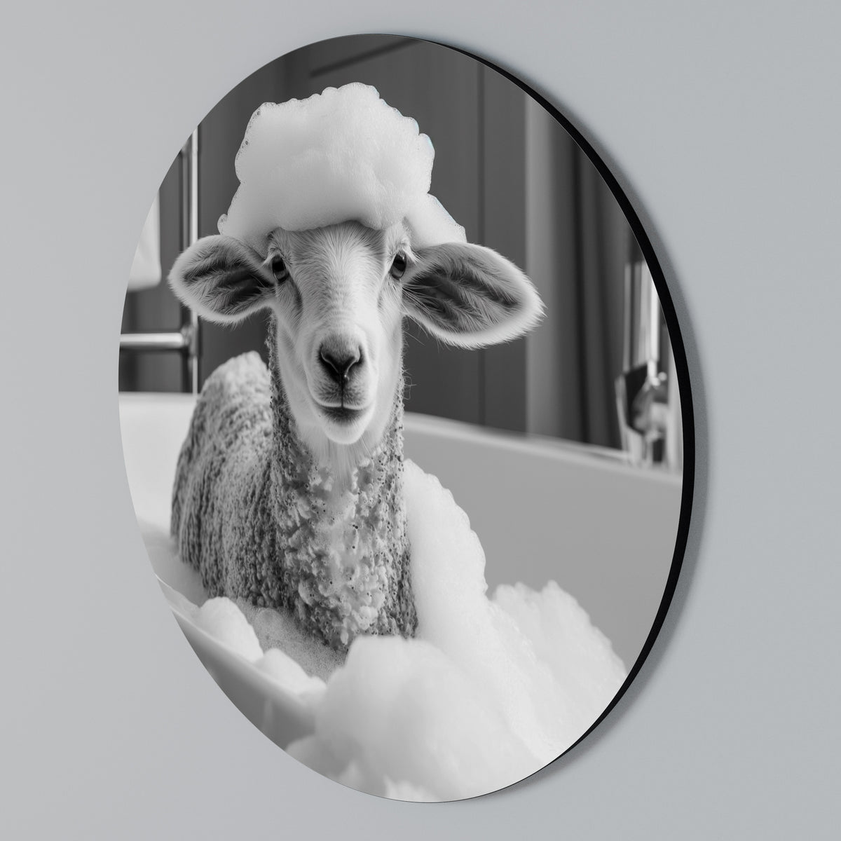 BUBBLE BATH BAA Arte de pared redondo