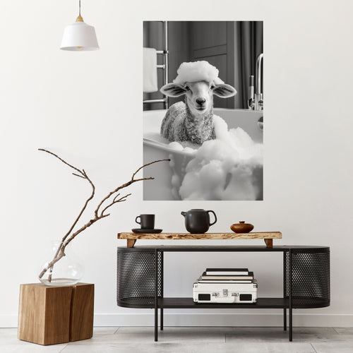 BUBBLE BATH BAA Póster Vertical Adhesivo