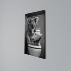 TOILET TIME TALES Cuadro en lienzo vertical
