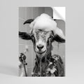 SOAPY GOAT GIGGLES Póster adhesivo vertical