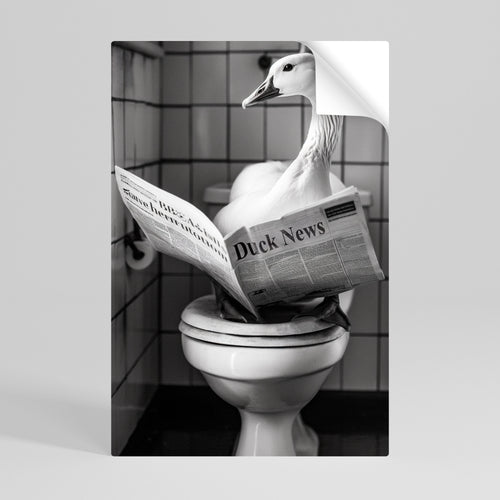 DUCKTAILS AND TIDBITS Póster adhesivo vertical