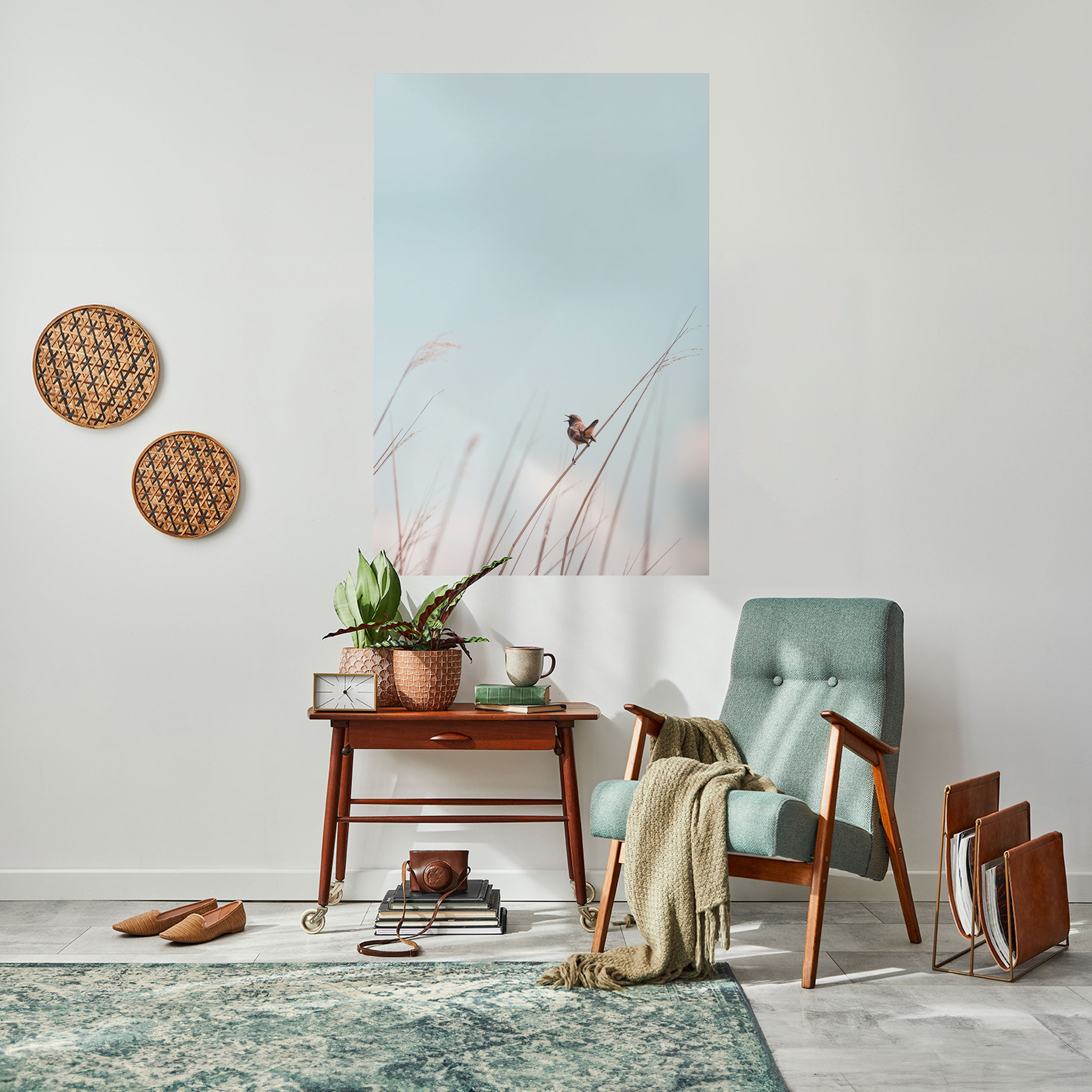 NATURE'S CHORUS Peel and Stick Vertical Poster
