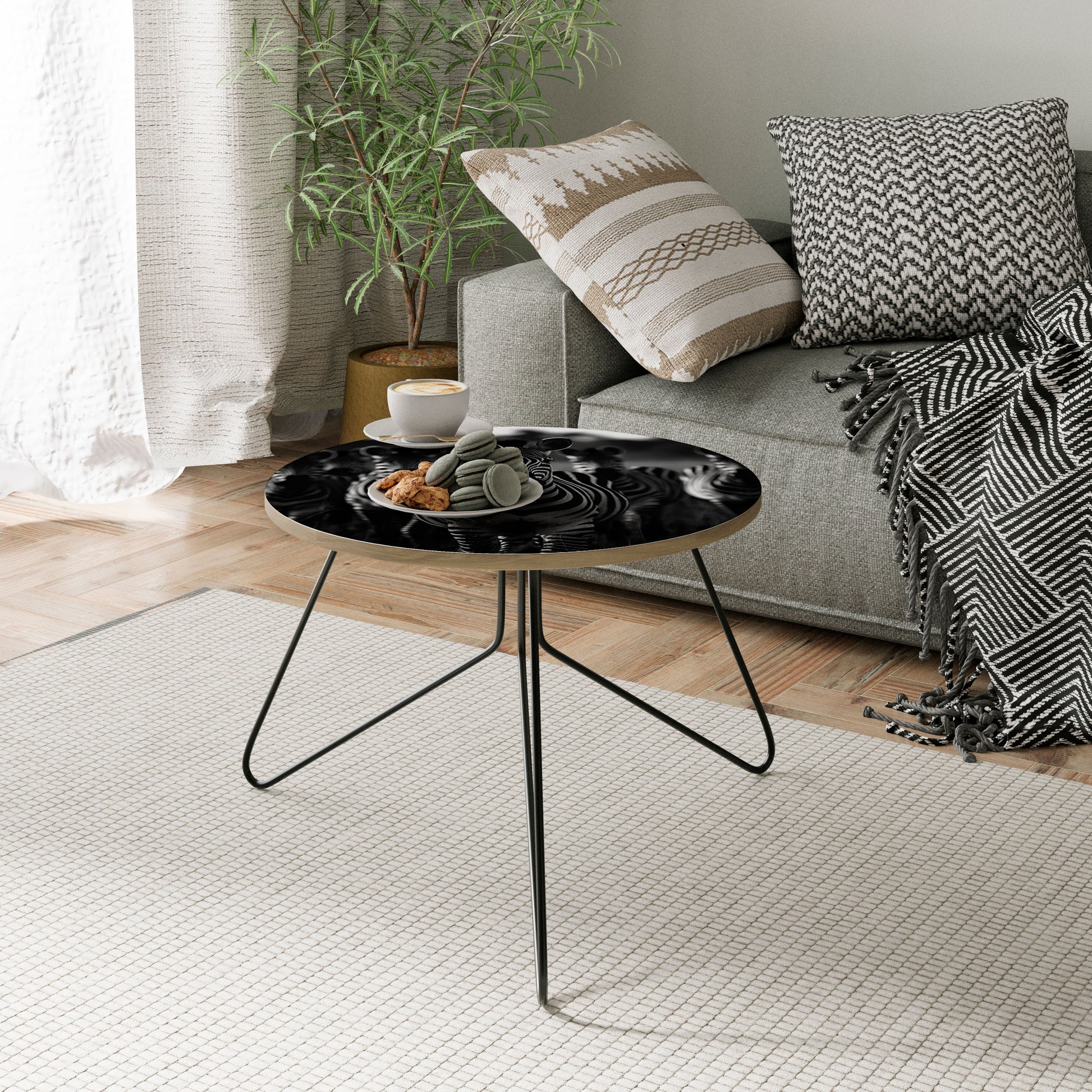 STRIPED SYMPHONY SAGA Coffee Table 60