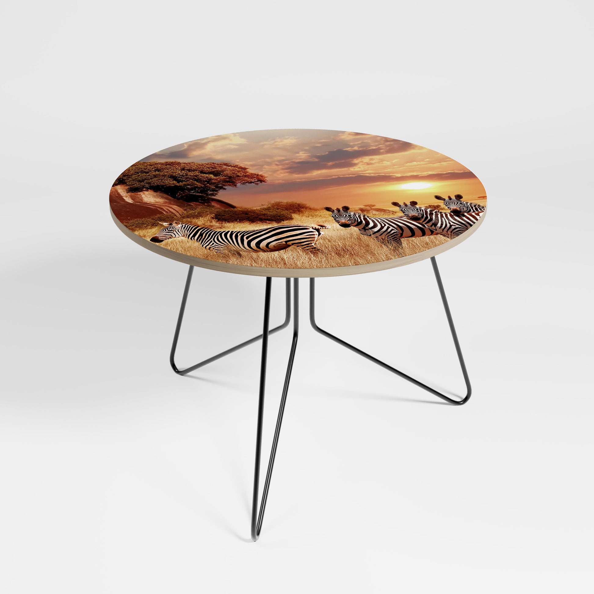 ZEBRA SUNSET SERENADE Coffee Table 69