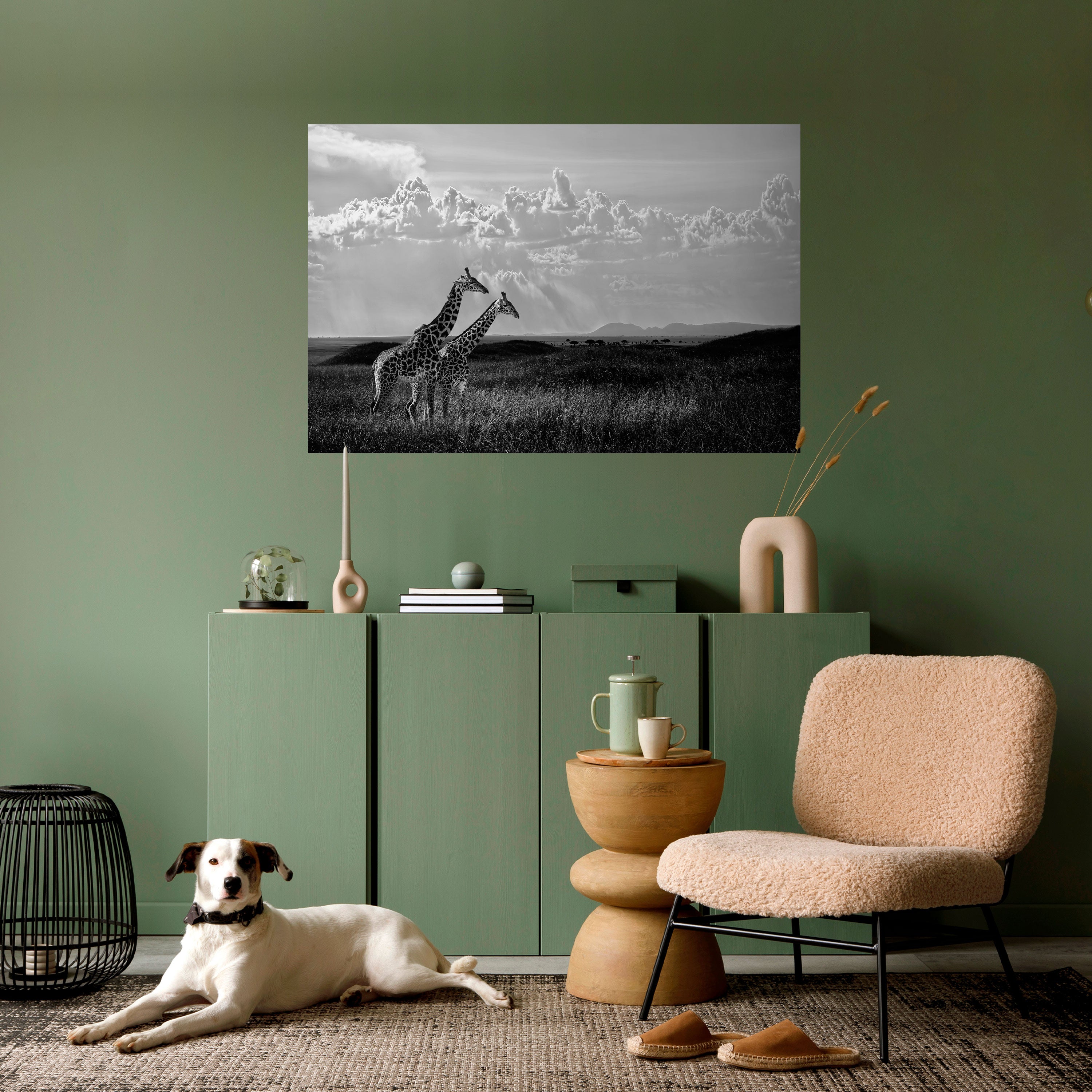 ELEGANT HEIGHTS UNVEILED Peel and Stick Horizontal Poster