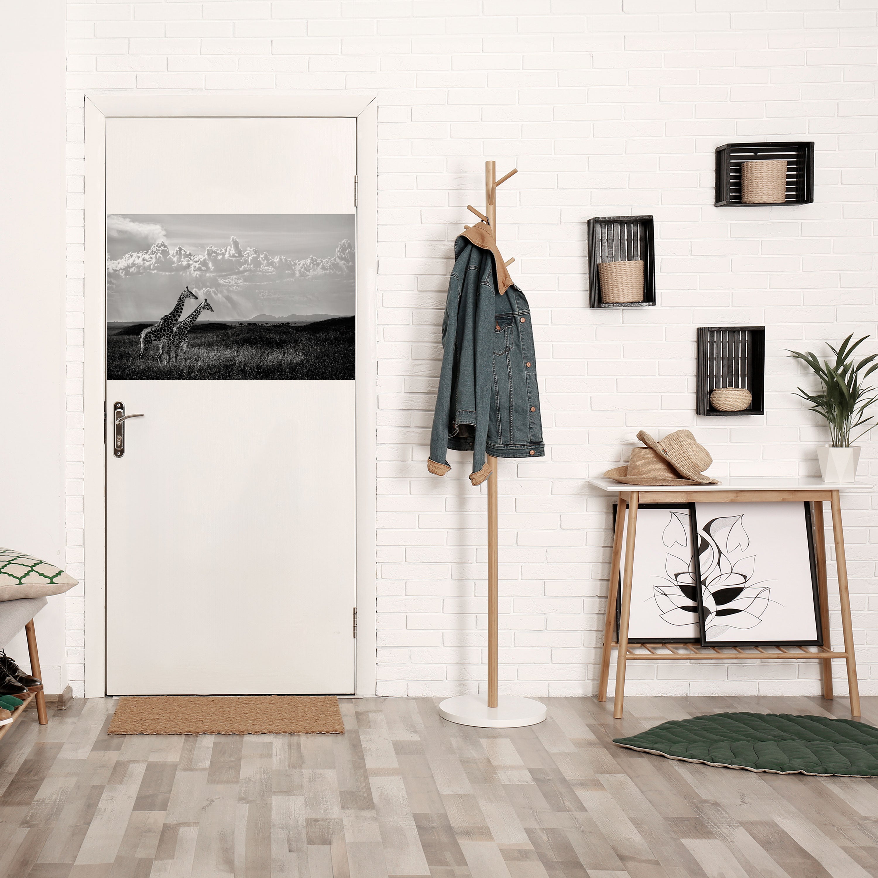 ELEGANT HEIGHTS UNVEILED Peel and Stick Horizontal Poster