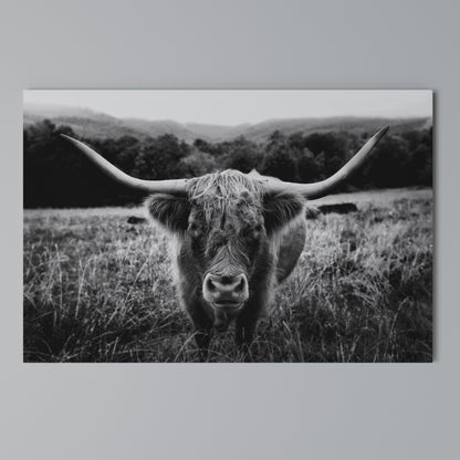 HORNED HERO IN FOCUS Cuadro en lienzo horizontal