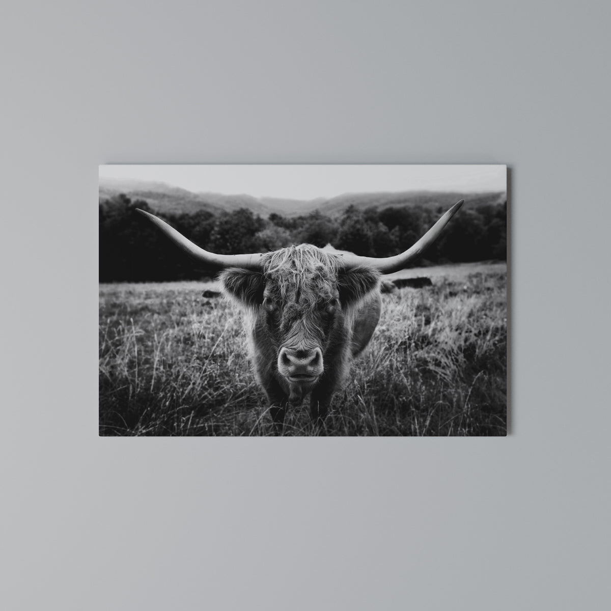 HORNED HERO IN FOCUS Cuadro en lienzo horizontal