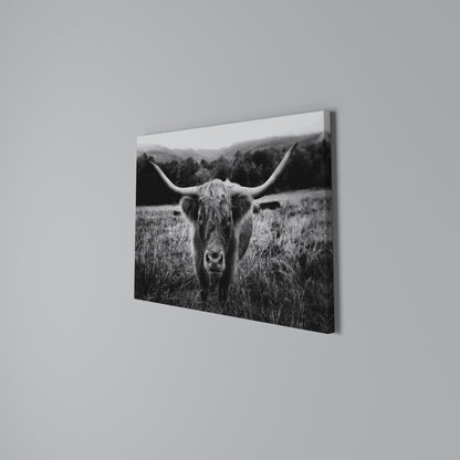 HORNED HERO IN FOCUS Cuadro en lienzo horizontal