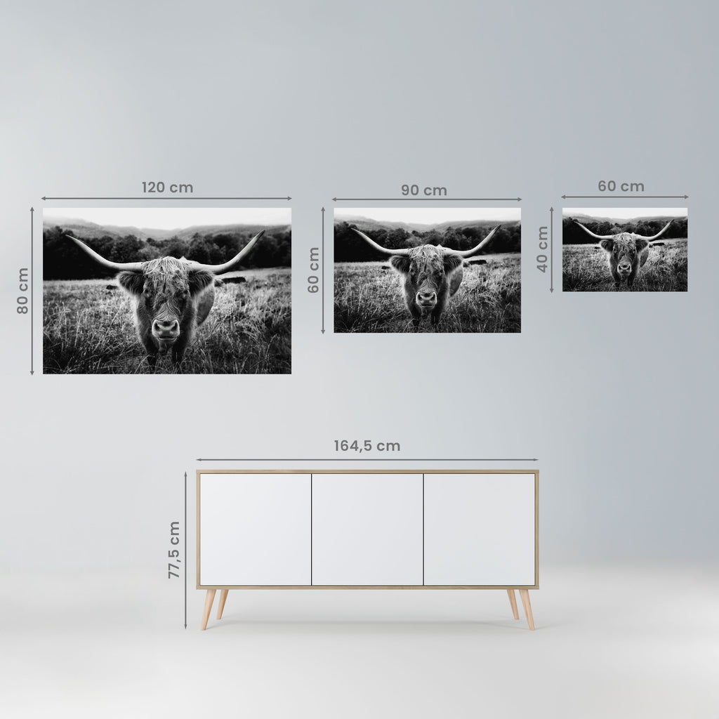 HORNED HERO IN FOCUS Peel and Stick Horizontal Poster