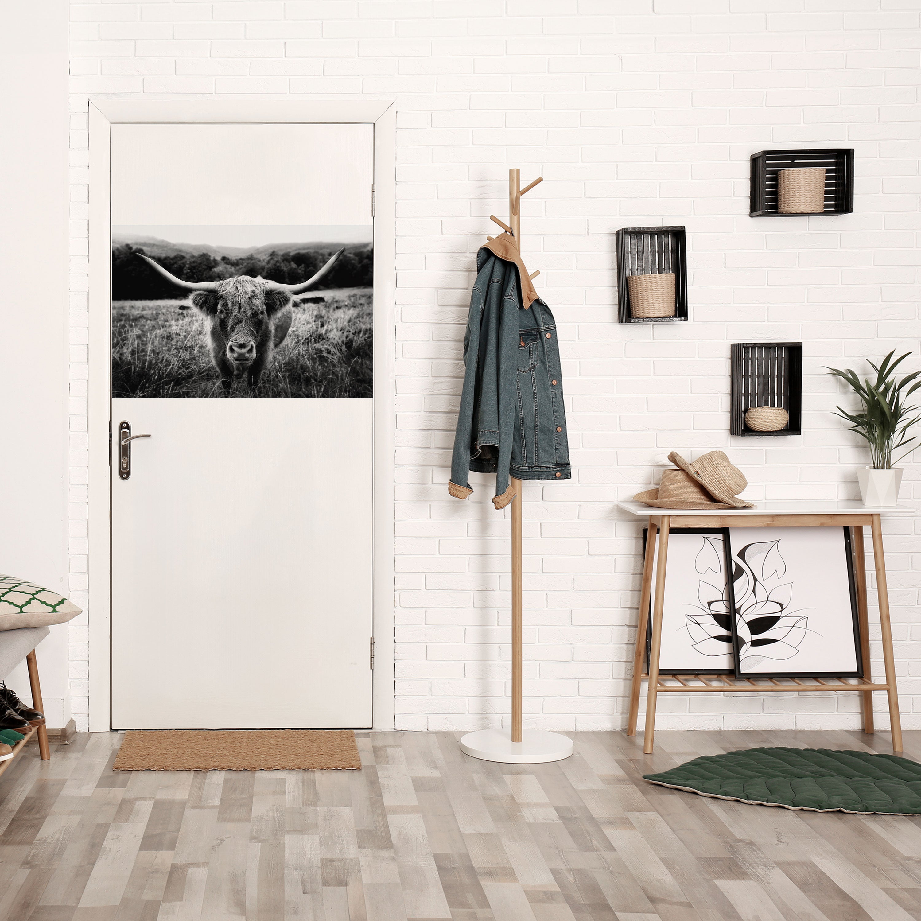 HORNED HERO IN FOCUS Peel and Stick Horizontal Poster