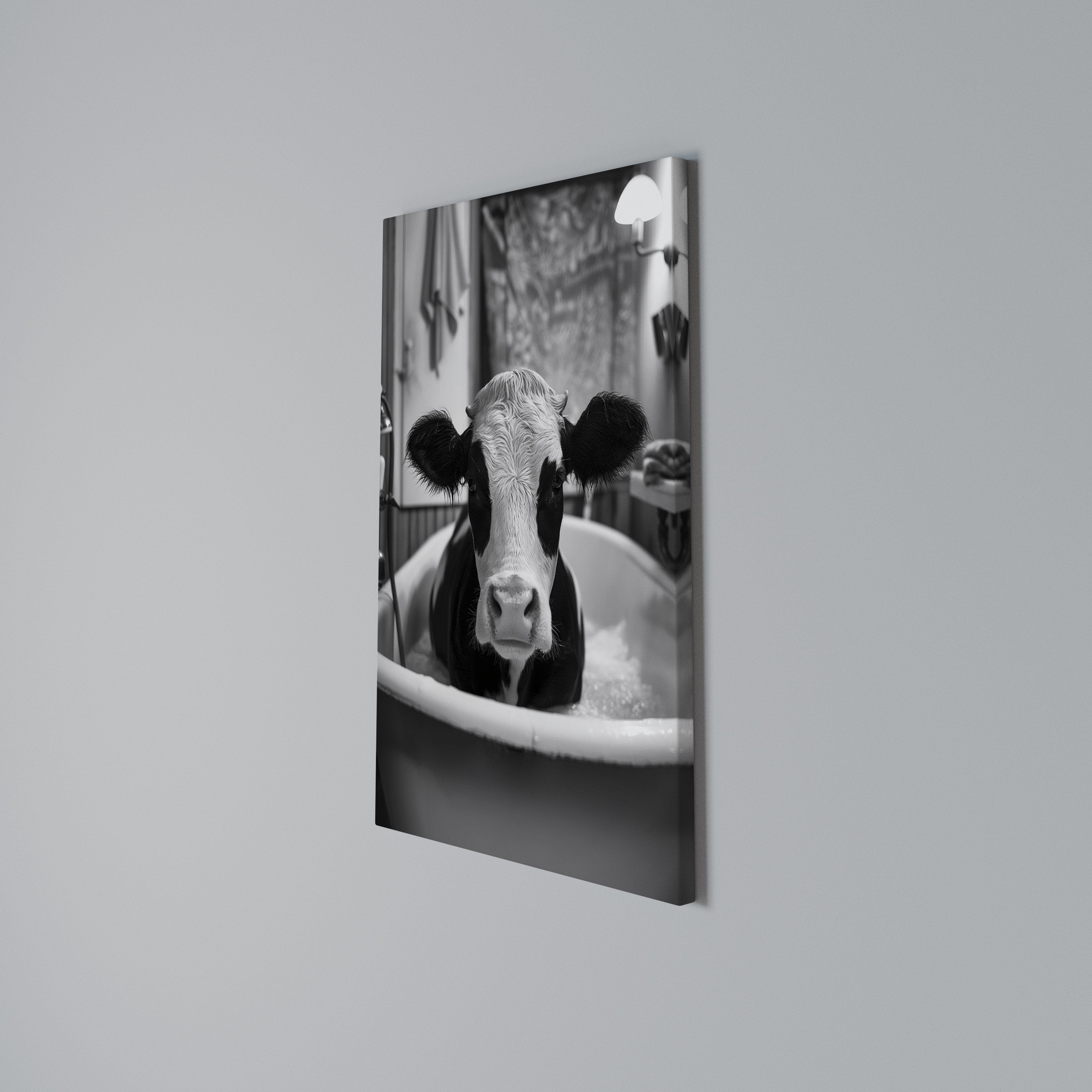 MONOCHROME MOOOD Cuadro en lienzo vertical