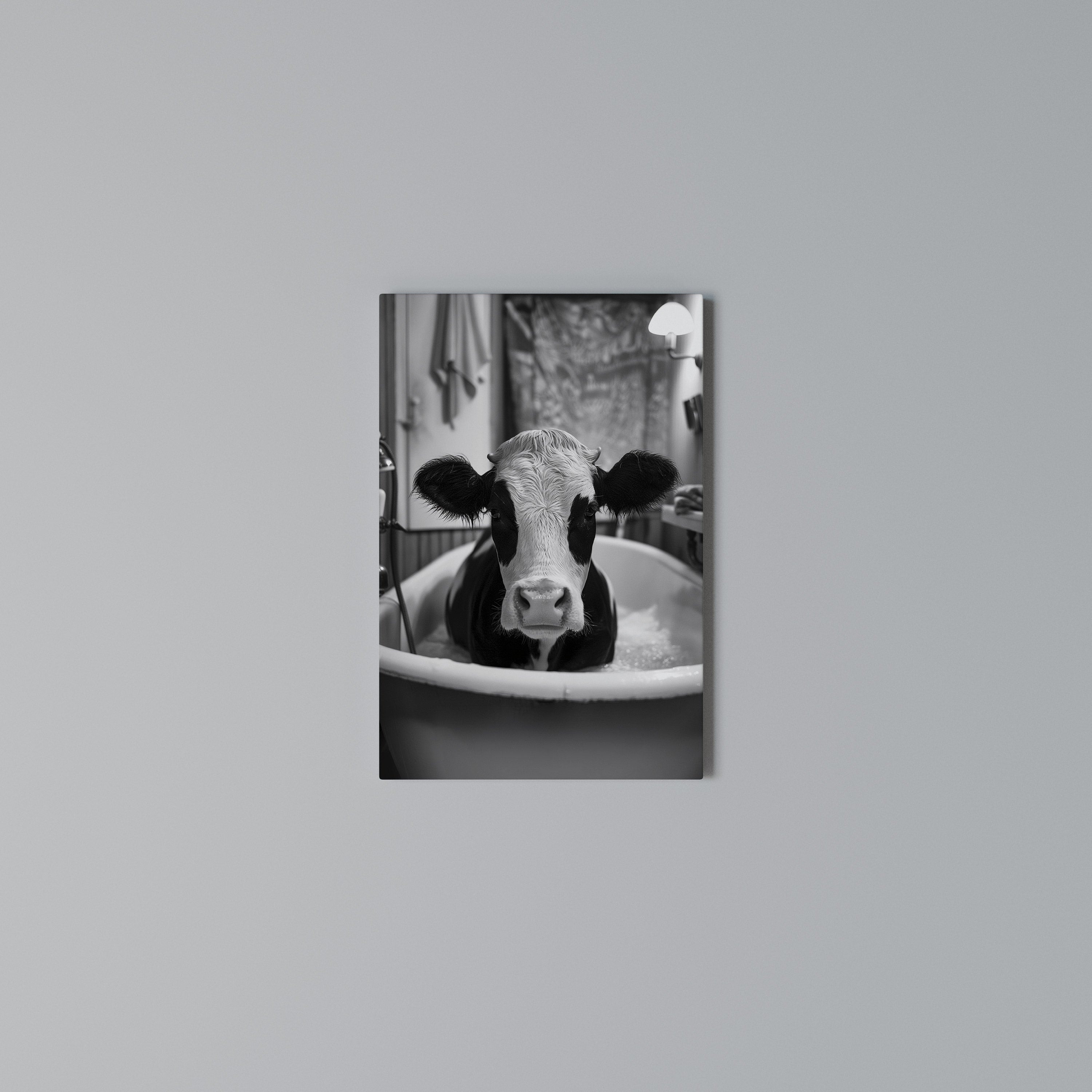 MONOCHROME MOOOD Cuadro en lienzo vertical