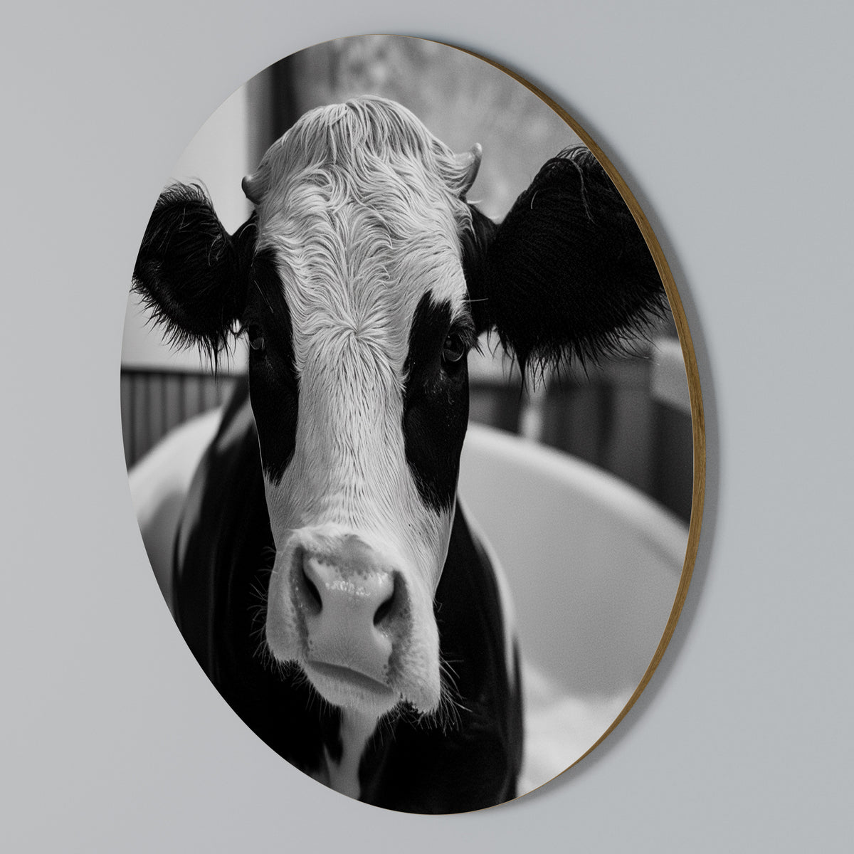 MONOCHROME MOOOD Round Wall Art