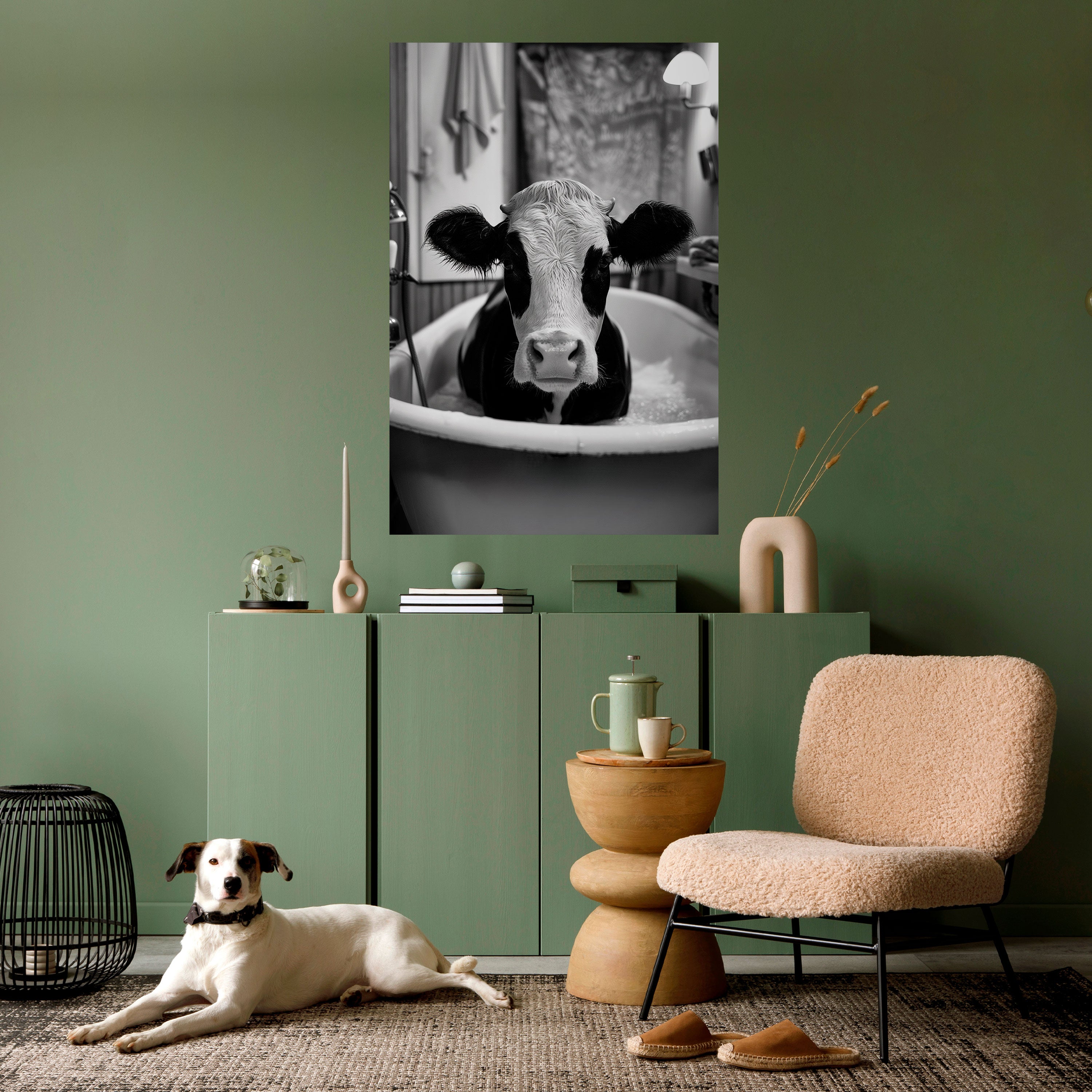 MONOCHROME MOOOD Peel and Stick Vertical Poster