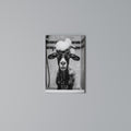 BUBBLE-BATHED BLISS Vertical Canvas Print