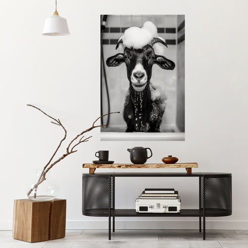 BUBBLE-BATHED BLISS Póster Vertical Adhesivo