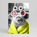 MORNING PIGLET Póster adhesivo vertical