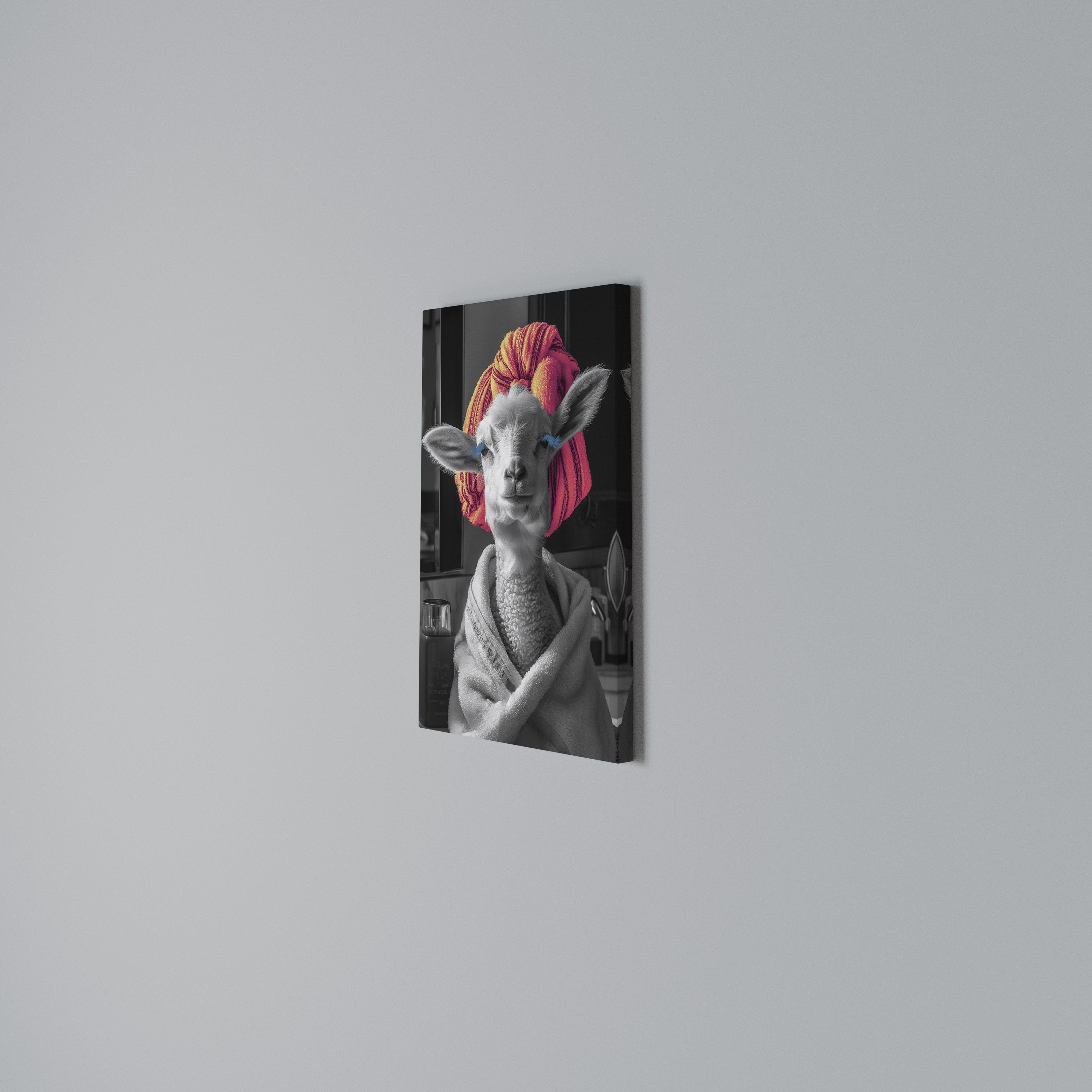COUTURE CUDDLE Vertical Canvas Print