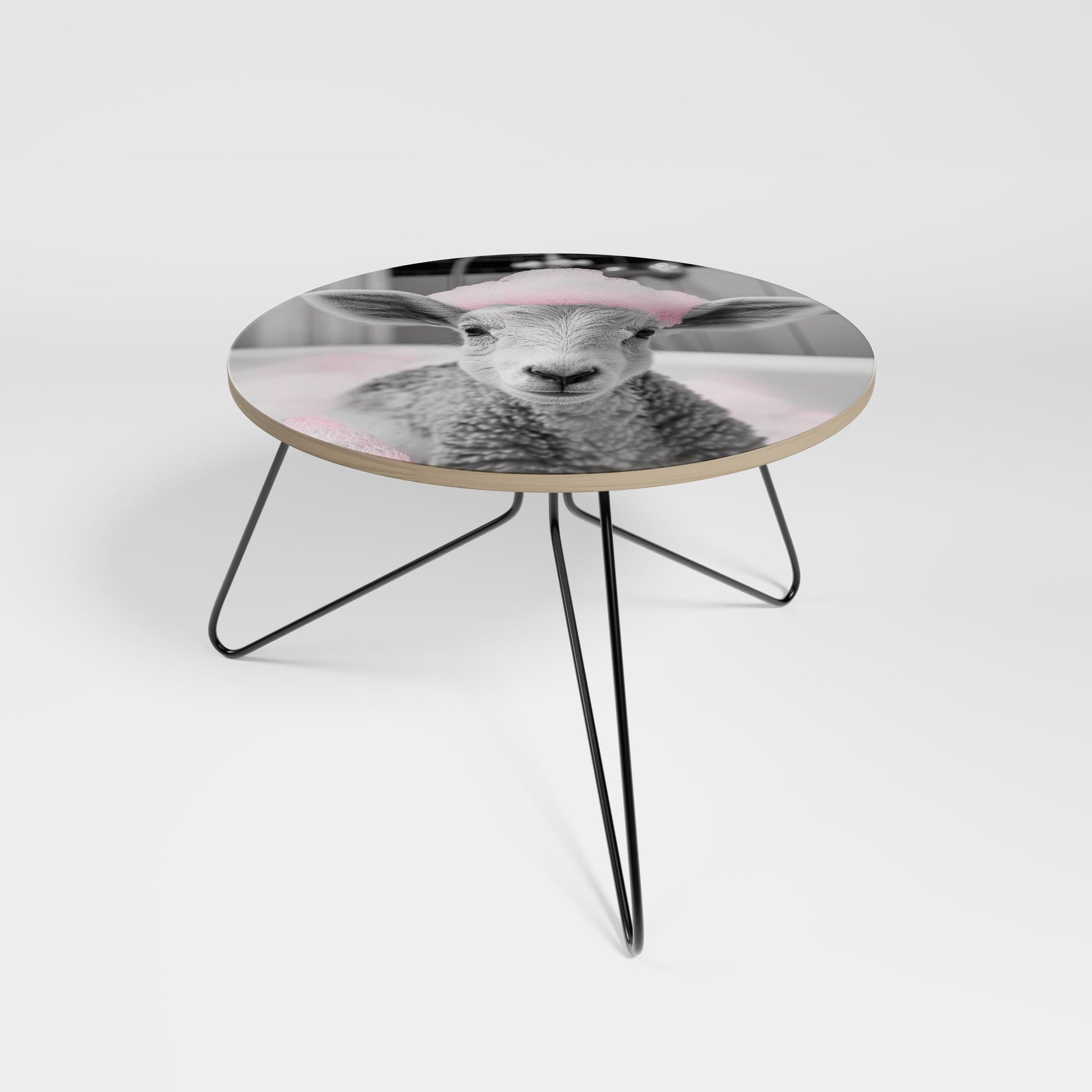 PINK CLOUD BATH TIME Coffee Table 60